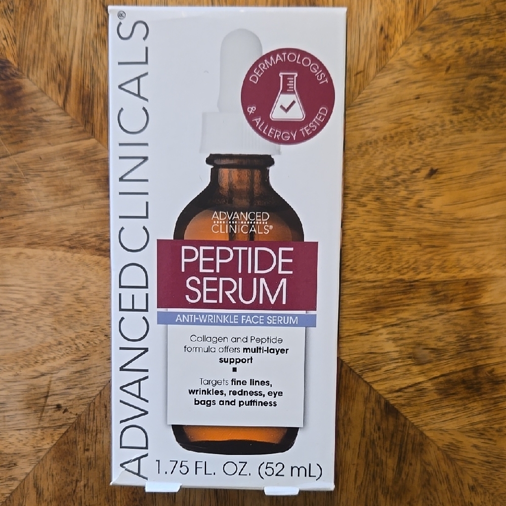 Advanced Clinicals Anti-Wrinkle Peptide Serum